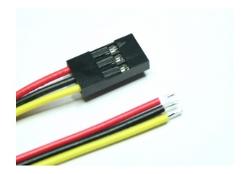 Kabel mit Stecker, rot, sc
