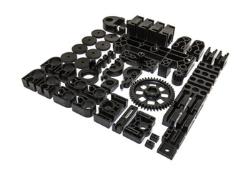Schwarze Kunstoffteile Set Schwarze Kunstoffteile Set