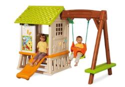 Smoby Spielhaus Swingset W Smoby Spielhaus Swingset W
