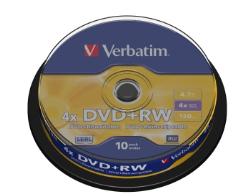 Verbatim DVD+RW Medien 4.7