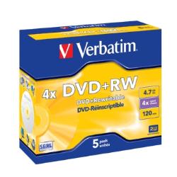 Verbatim DVD+RW 4.7GB, 4x 