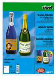 Sigel InkJet Flaschen-Etik