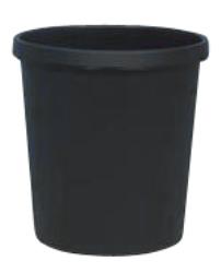Helit Papierkorb schwarz, Helit Papierkorb schwarz,