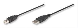 USB2.0 Kabel 3m A-B schwar